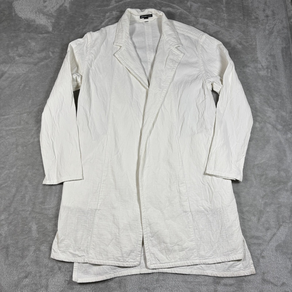 James Perse Kimono Jacket Womens 3 Boho Long Open Front Cotton WXN2006  Drape